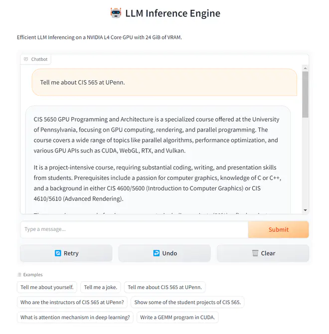 LLM Inference Engine